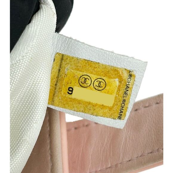 CHANEL Pink Patent Triple CC Tote Bag A-A17030 - Picture 9 of 12